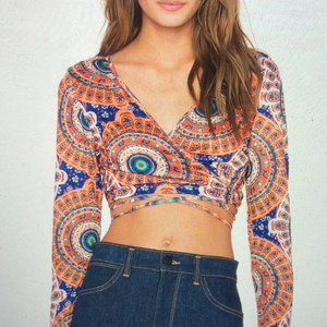 MINKPINK Treasure Hunter Top Size M